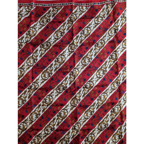 Vintage 80s Silk Scarf by Van Horn - Picture 1 of 5
